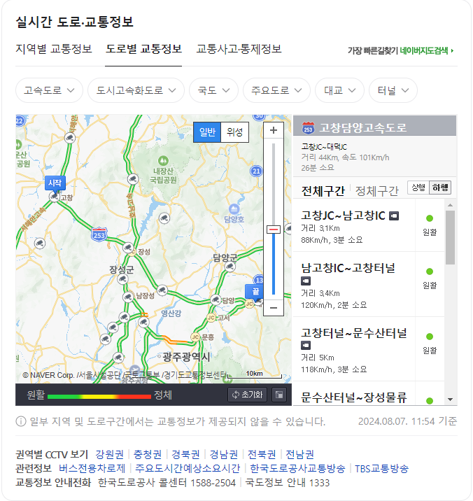 고속도로 CCTV