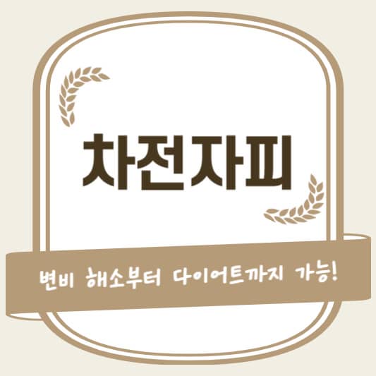 차전자피 효능과 섭취 방법: 변비 해소부터 다이어트까지 가능!