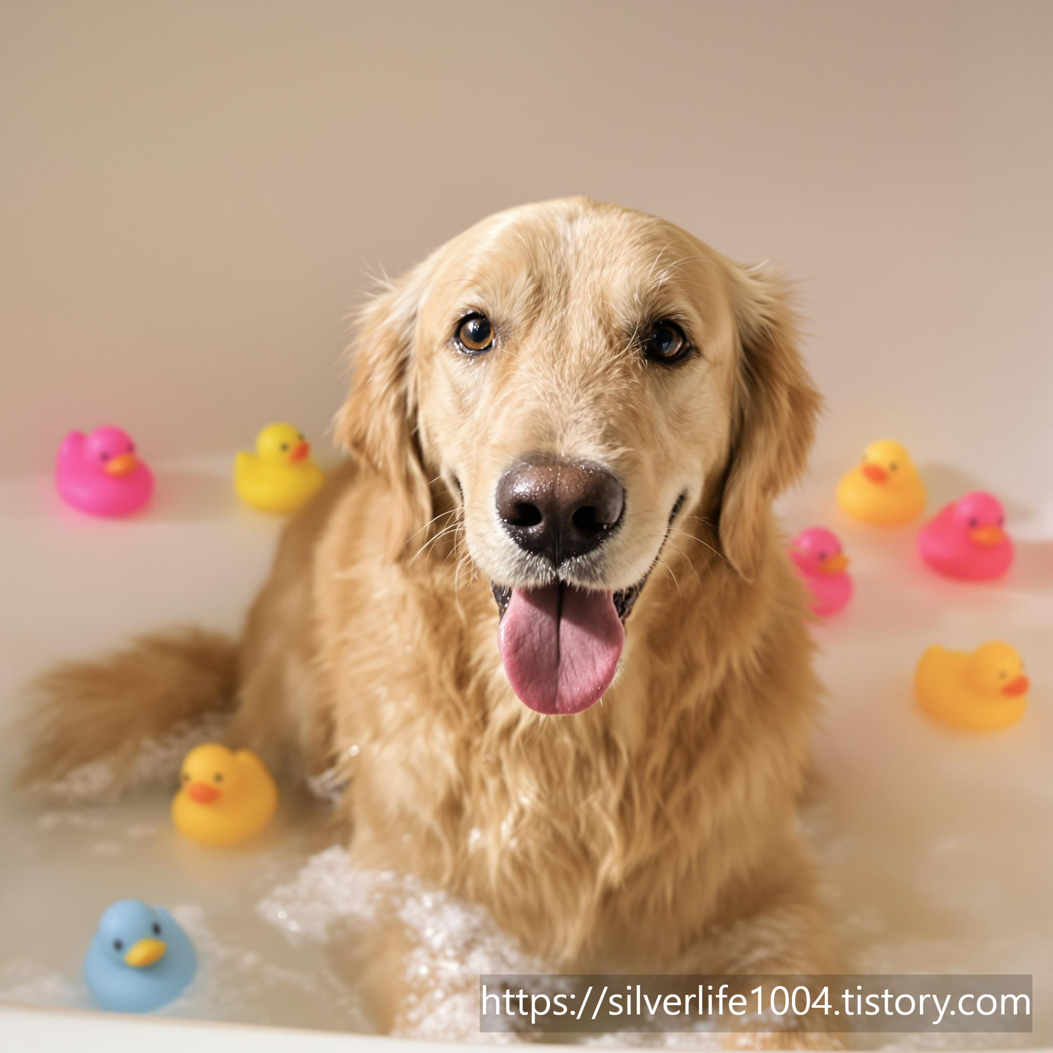 강아지 목욕 방법 &amp; 피부 관리! 털 빠짐 줄이고 건강하게 씻기는 법