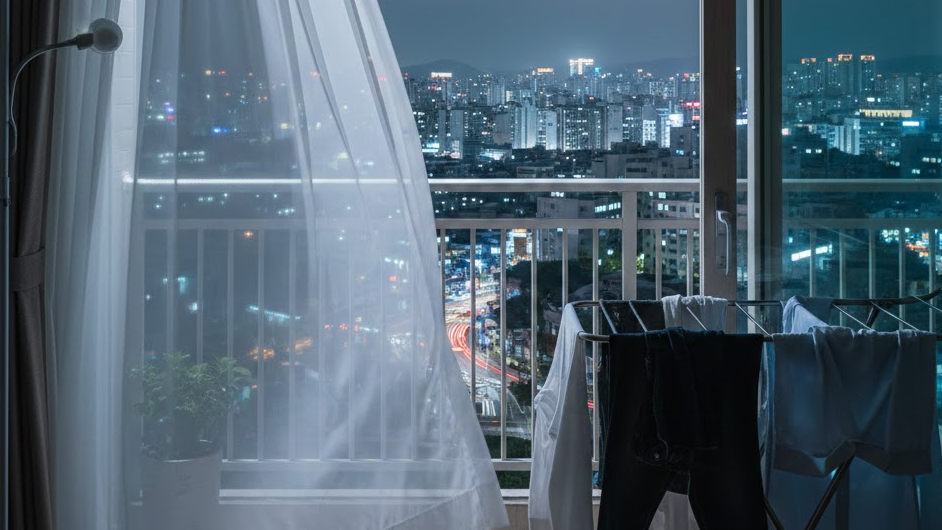 환기하는 사진