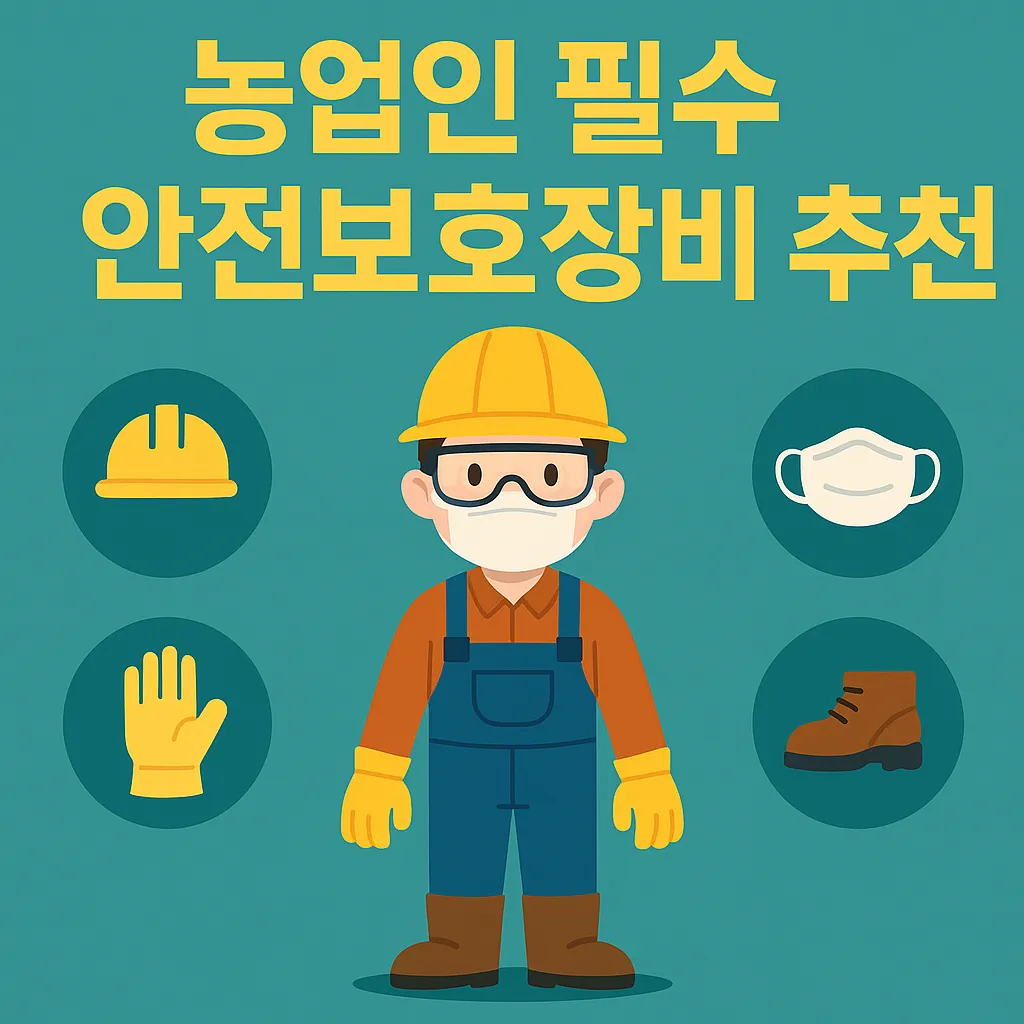 농업경제학 : 농업인 맞춤 안전보호장비 추천
