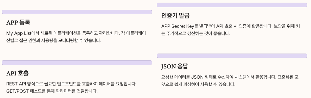 나이스비즈인포 API 연동가이드 정리 이미지