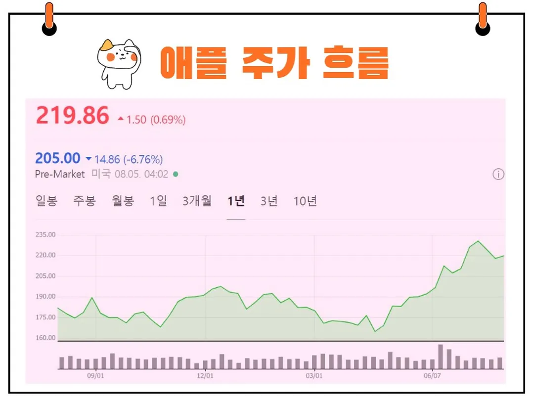 애플 주가