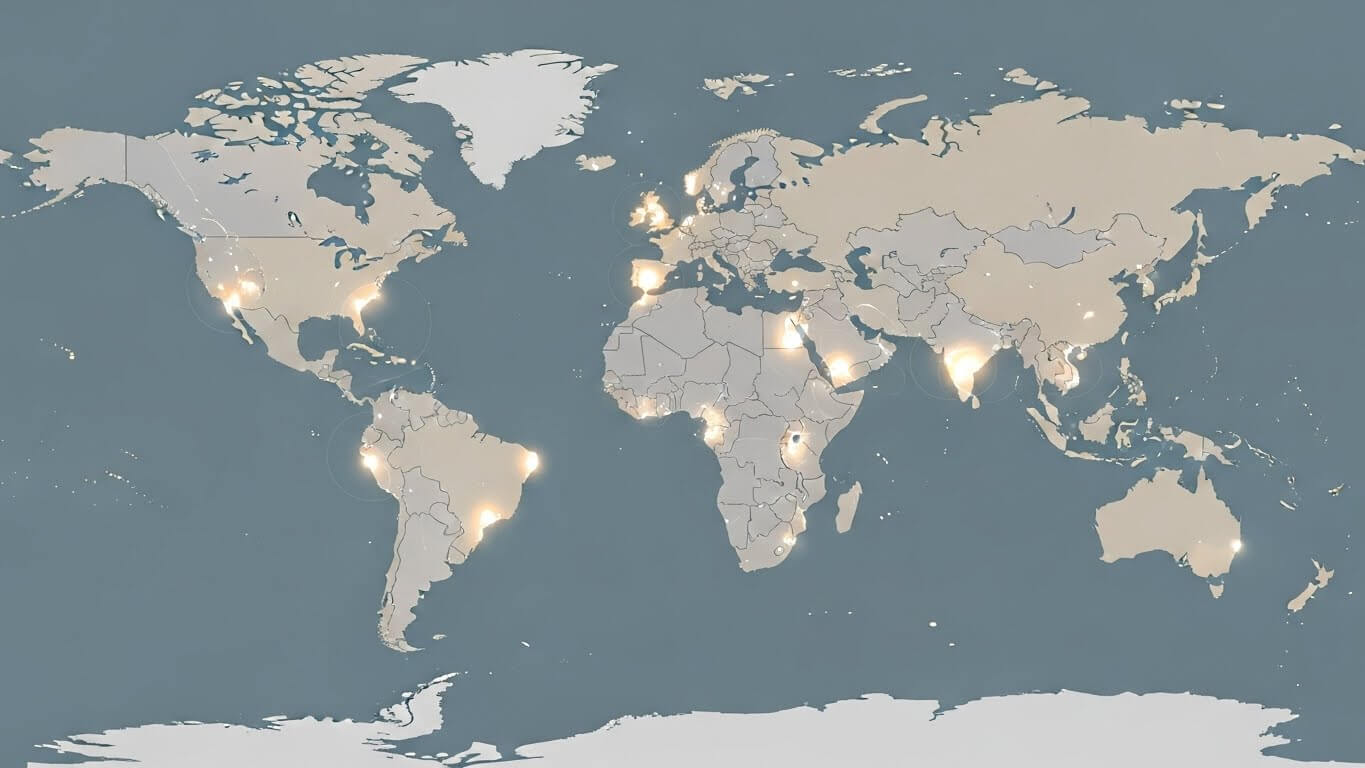 한국을 포함한 주요 국가별 시장 도입 현황