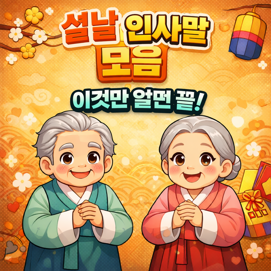 설명절 인사말 모음 이것만 알면 끝