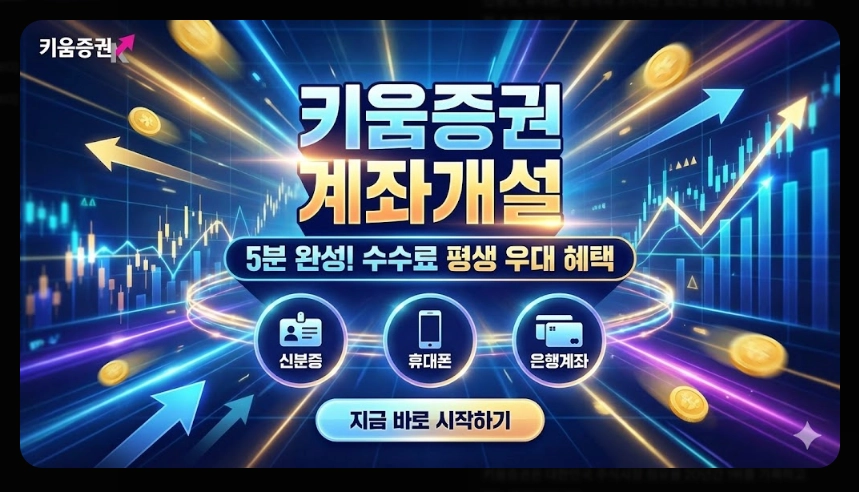 키움증권 계좌개설 준비물