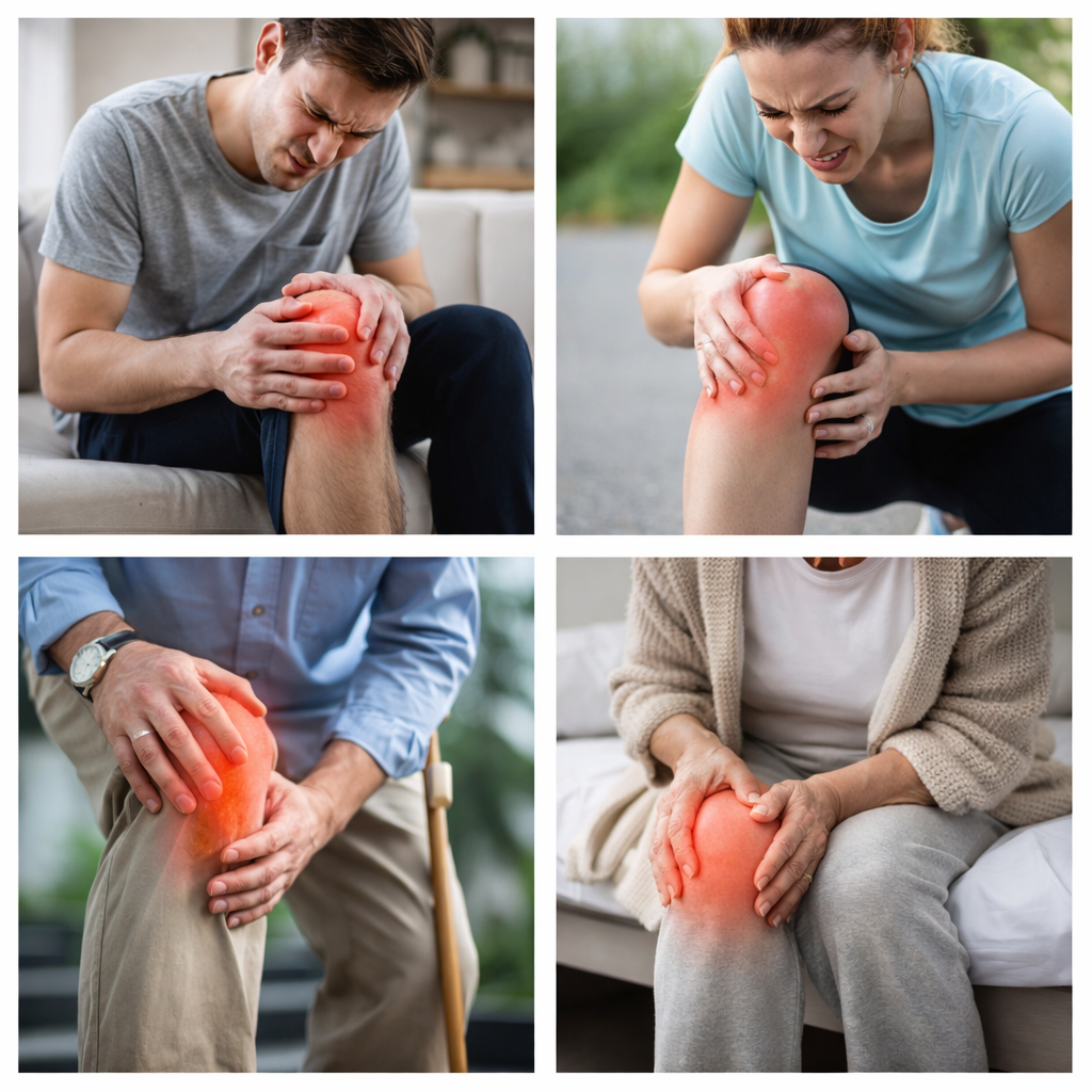 무릎 굽힐 때 통증 원인·증상·치료