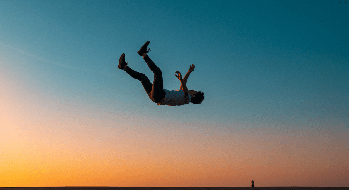 사고가 나는 모습