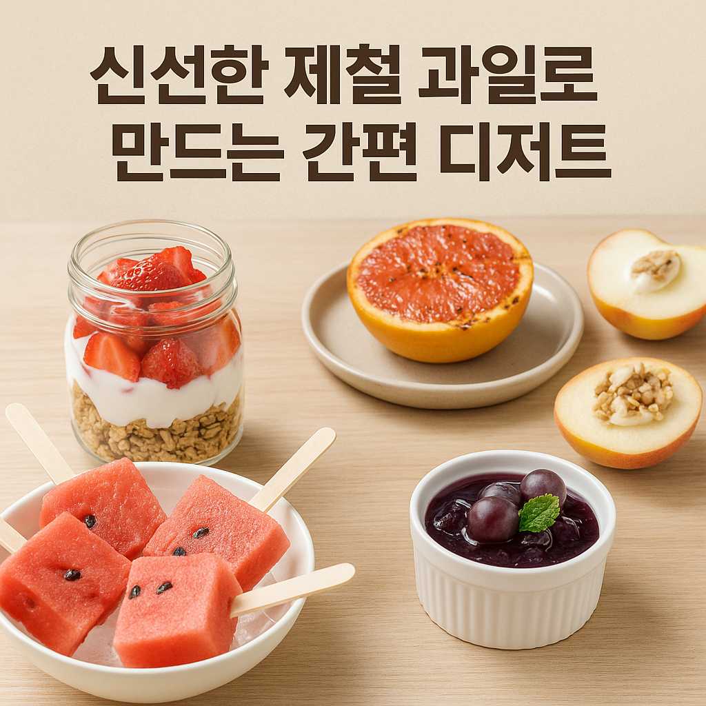 신선한 제철 과일로 만드는 간편 디저트-2