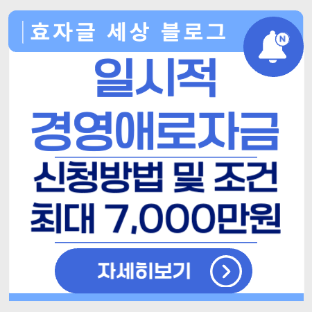 일시적경영애로자금