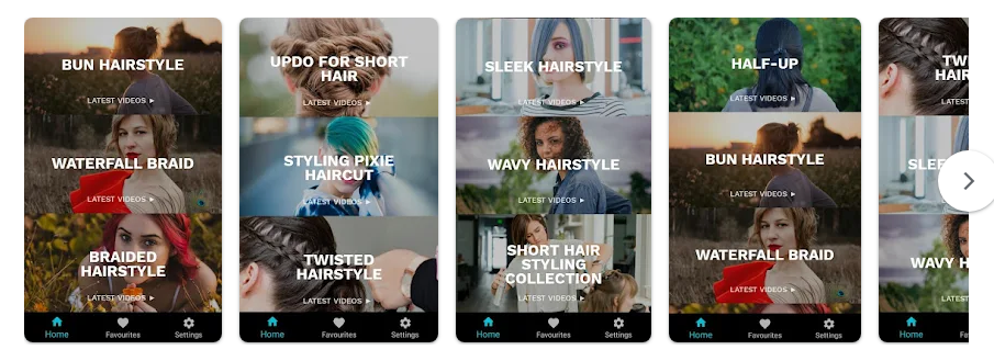 당신의 얼굴에 꼭 맞는 짧은 헤어스타일 가이드, 숏컷 헤어스타일 앱