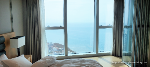 해운대 LCT 레지던스 안방 뷰