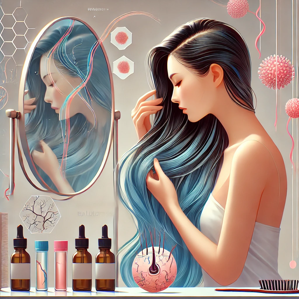 여성 원형탈모 원인과 예방법 사진