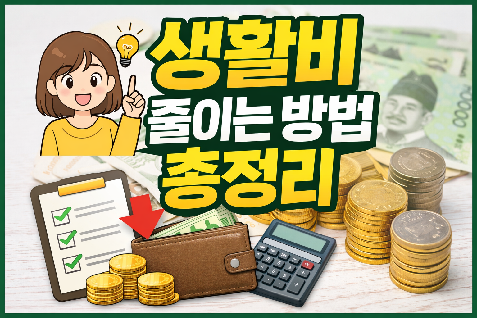 생활비 줄이는 현실적인 방법