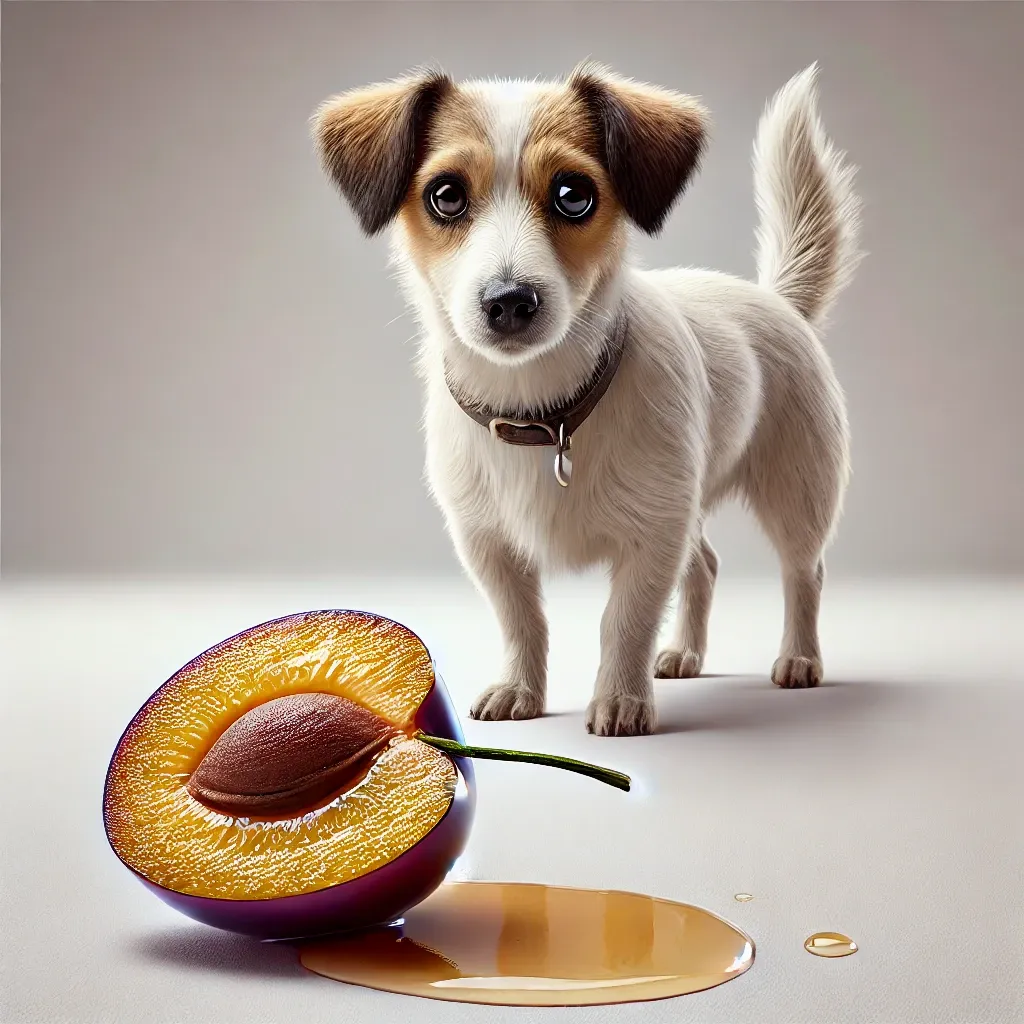 강아지에게 자두를 먹이는 것은 안전할까?