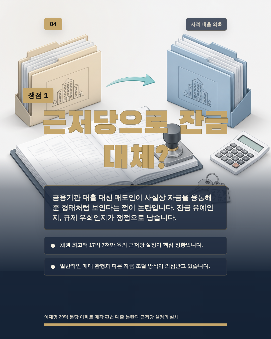 근저당으로 잔금 대체?