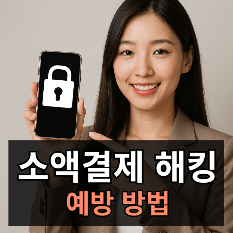 휴대폰 소액결제 해킹 차단 및 예방 방법 완벽 정리