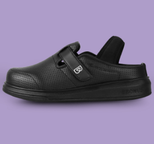 검정색 뒷트임 샌들 실내화 뽀너스