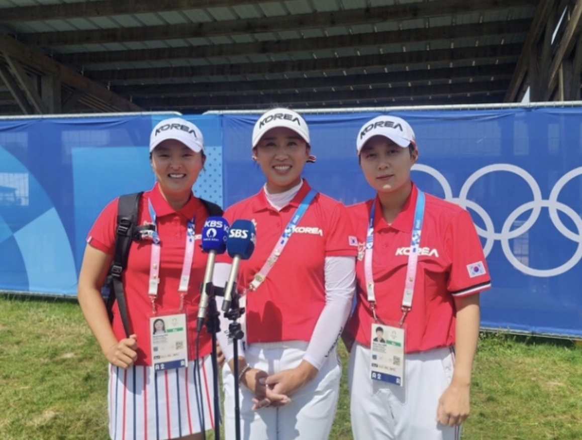 2024 파리올림픽 골프 여자 경기에 출전하는 고진영, 양희영, 김효주