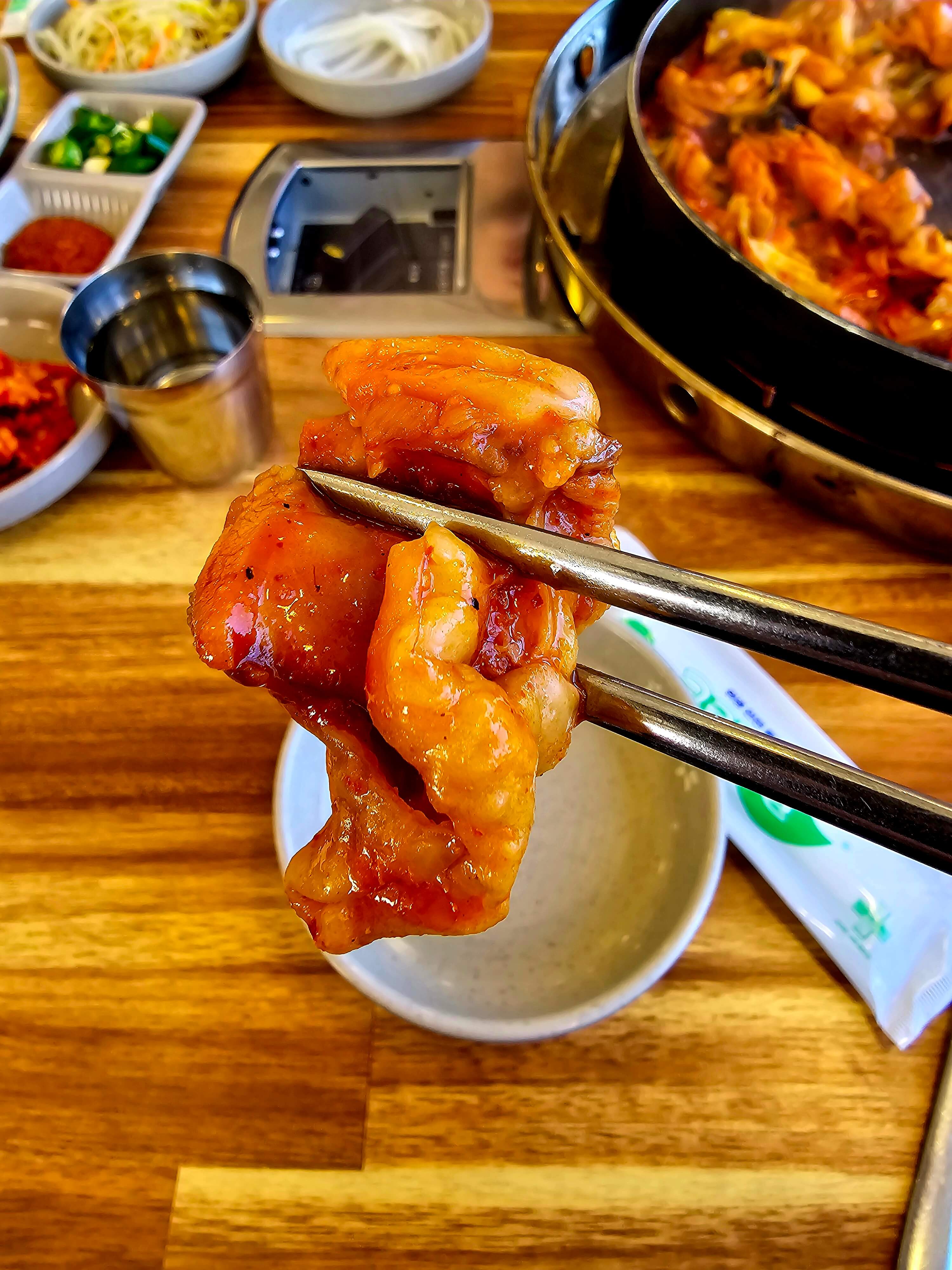 자연숯불닭갈비