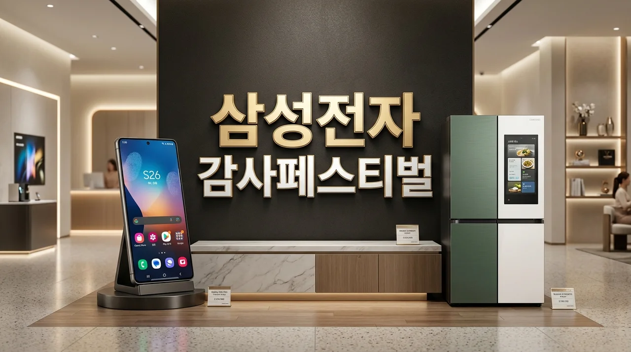 삼성전자 감사페스티벌 혜택 총정리: 온누리상품권 환급 및 갤럭시 S26 최저가 구매법