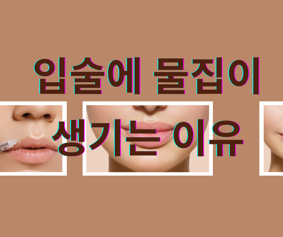 입술에 물집이 생기는 이유