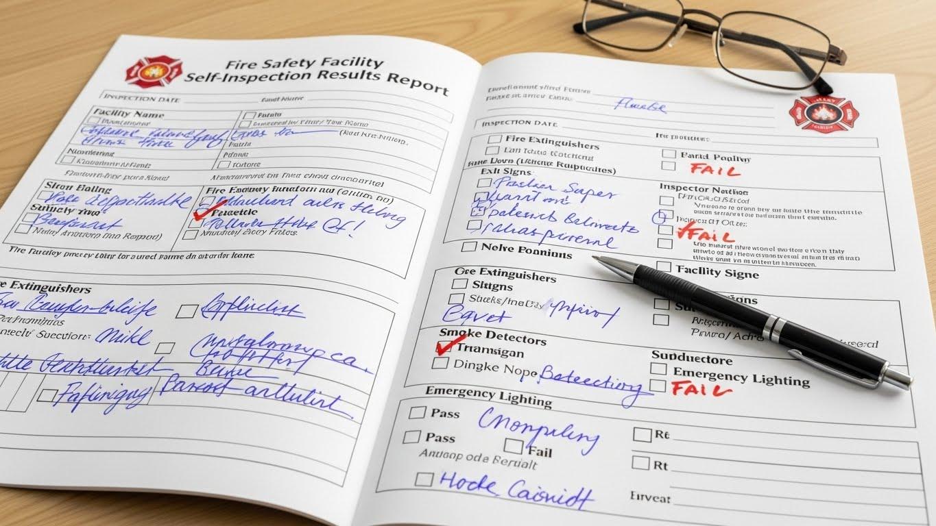 소방시설 자체점검 실시결과 보고서