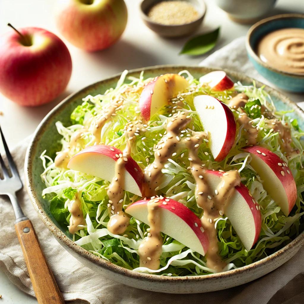 양배추ㆍ사과 샐러드 참깨마요소스 만들기