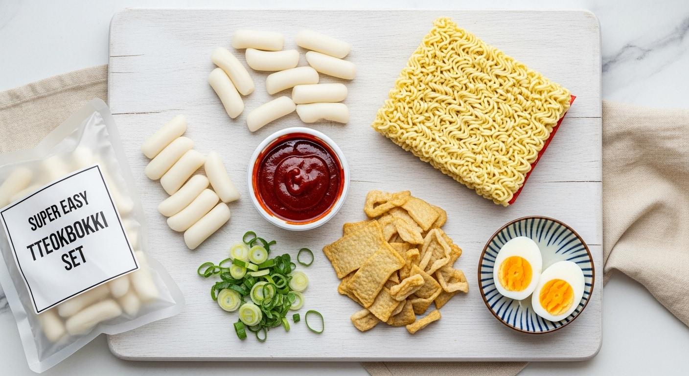 침샘폭발! 식욕폭발! 초간단떡튀세트