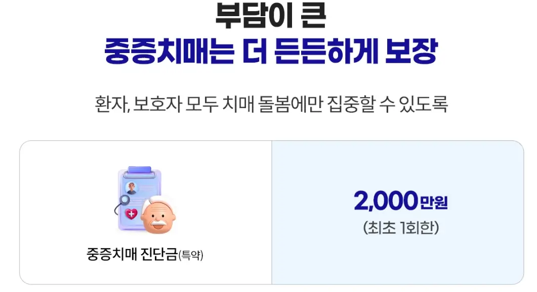치매보험 간병치매보험 비교 총정리