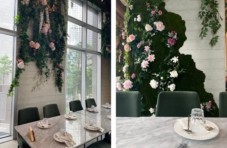 내부의 고급진 인테리어