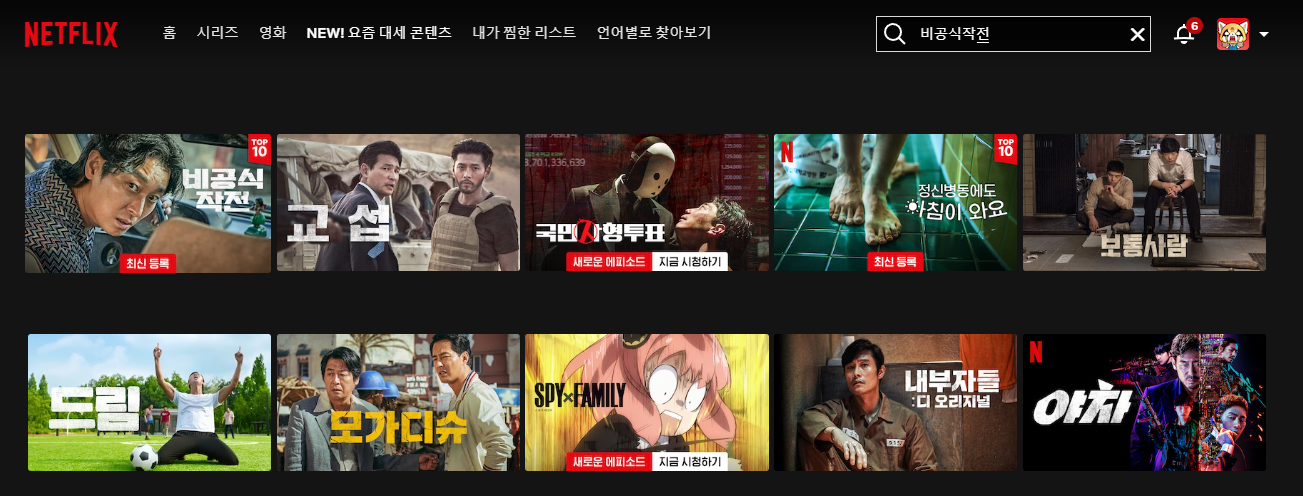 넷플릭스 비공식작전