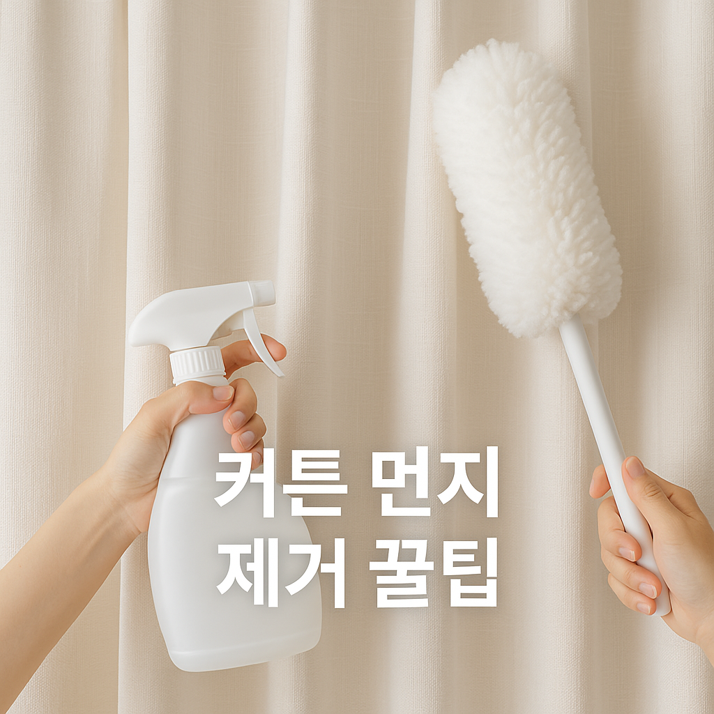 집안 먼지의 주범 커튼 먼지 완벽 제거 꿀팁 🧽