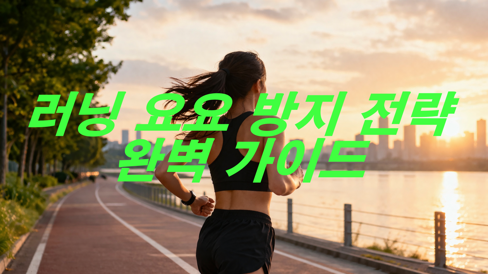 러닝 요요 방지 전략 완벽 가이드