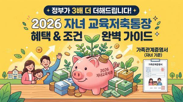 자녀교육 저축 계좌 신청