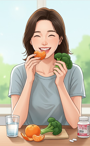 음식으로 철분 섭취 시 주의할 점