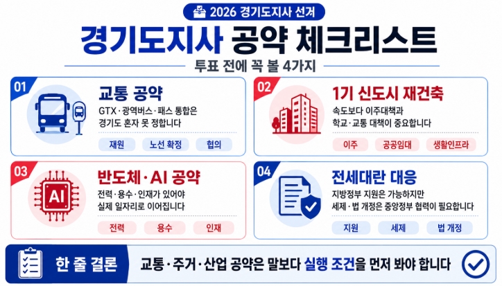 2026 경기도지사 후보 공약 비교 추미애 양향자 조응천 핵심정리