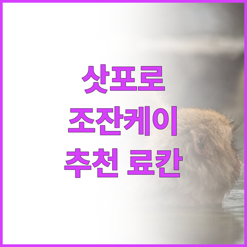 삿포로 조잔케이 온천 추천 료칸 Be..
