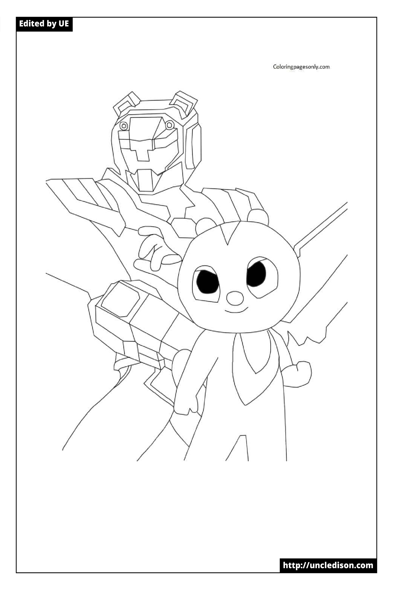 미니특공대 색칠공부 도안