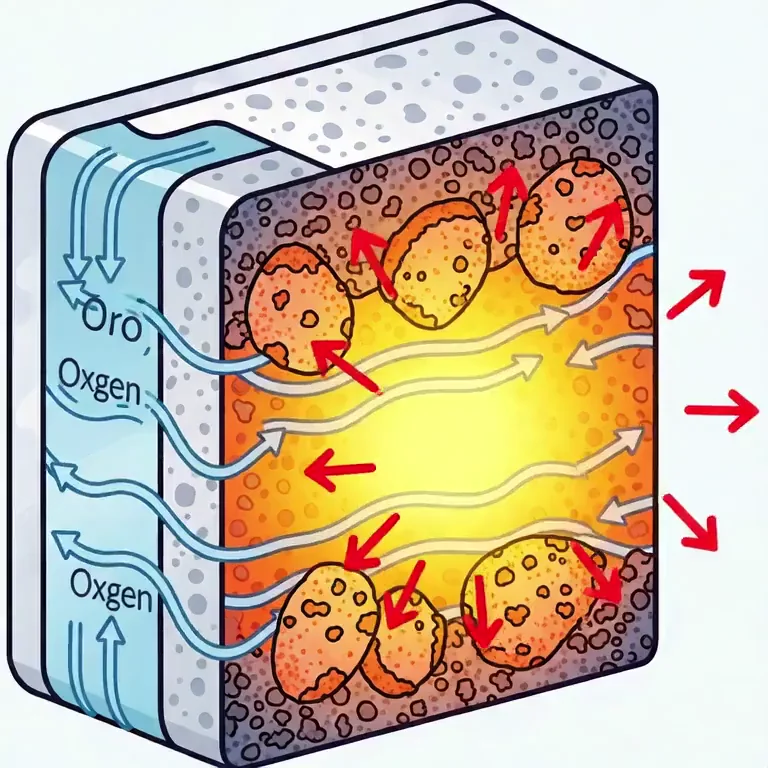 철가루 핫팩 발열 반응