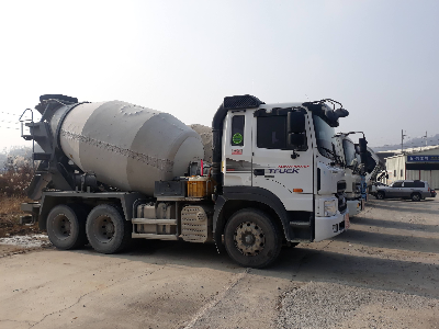 레미콘-레미콘믹서차