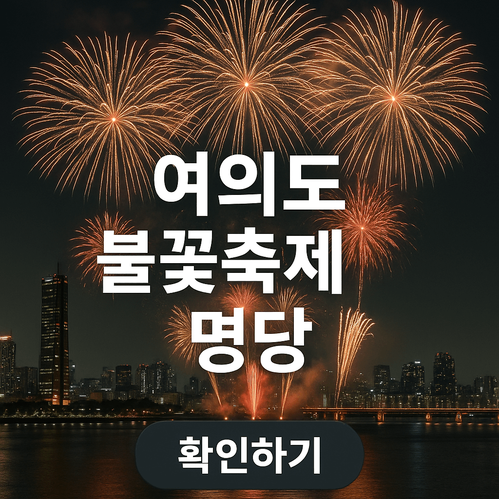 여의도 불꽃축제 명당