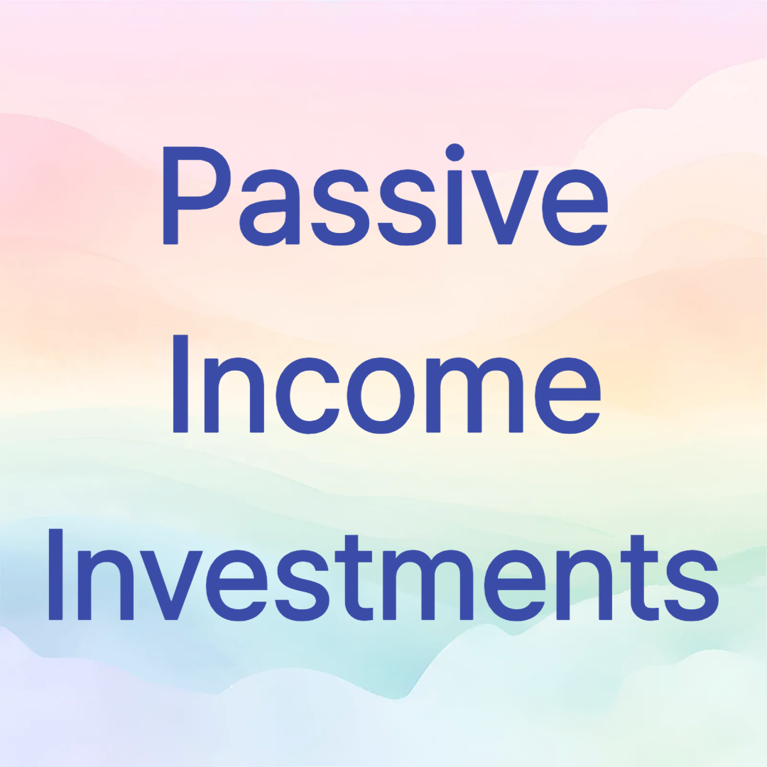 related photo about passive income investments
