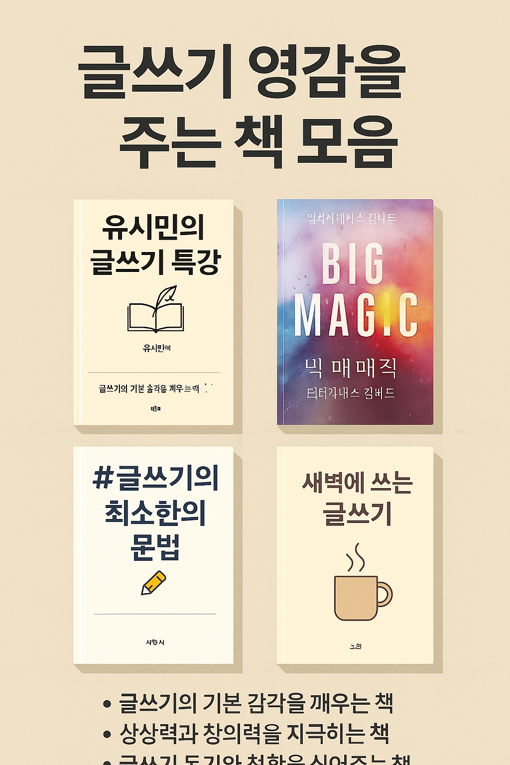 글쓰기 영감을 주는 책모음