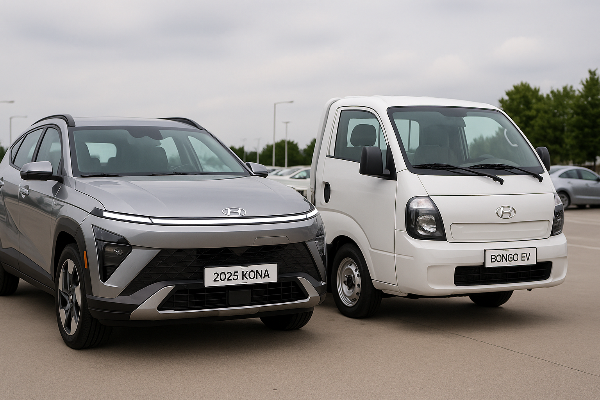 2025 코나와 2025 봉고 EV, 소형차 시장의 새 강자 등장