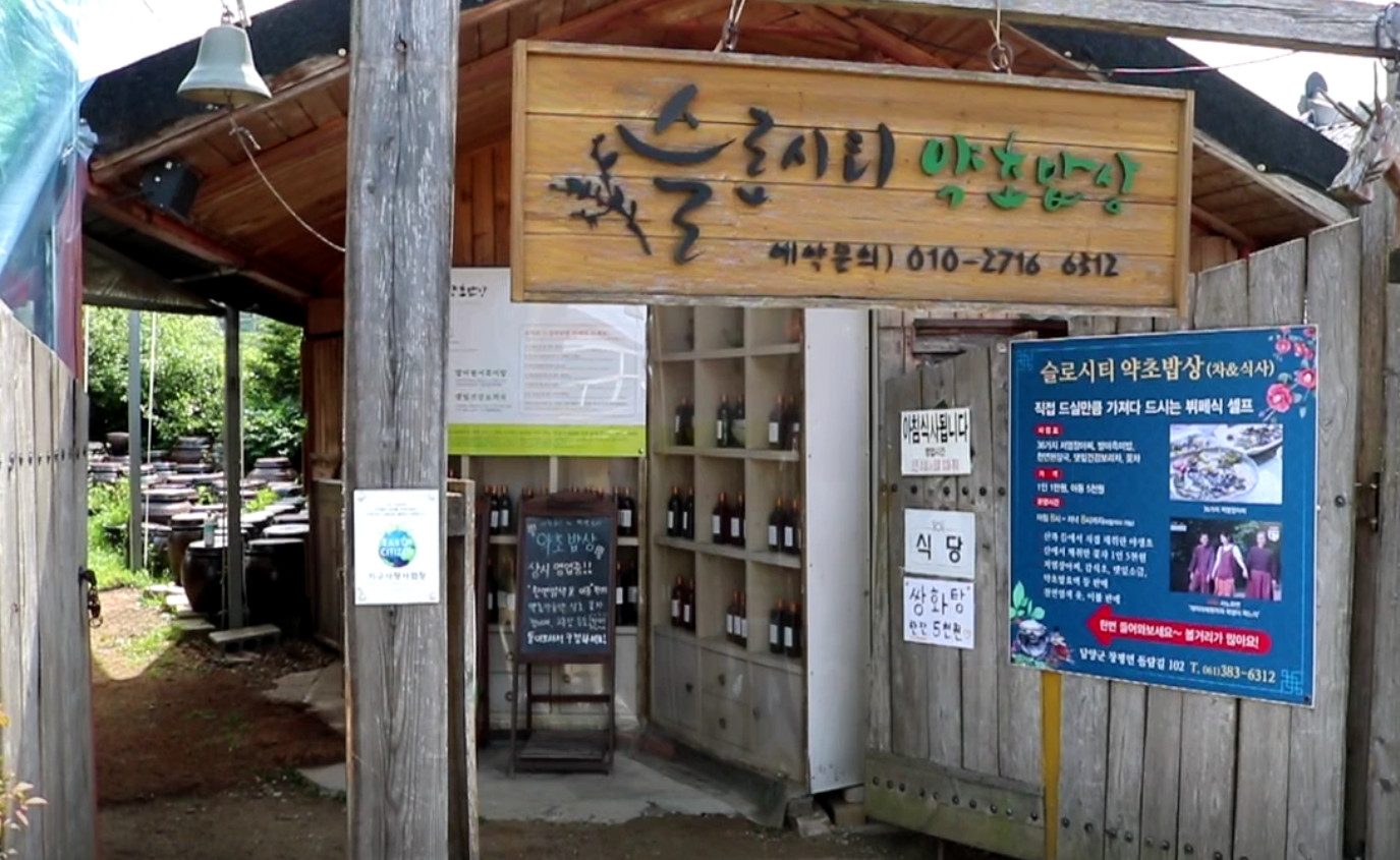 한국인의 밥상 담양군 창평면 봄나물 원추리 봄꽃 피자