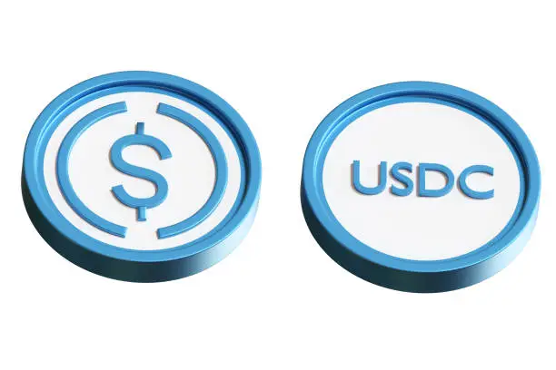 USDC 스테이블코인의 이미지