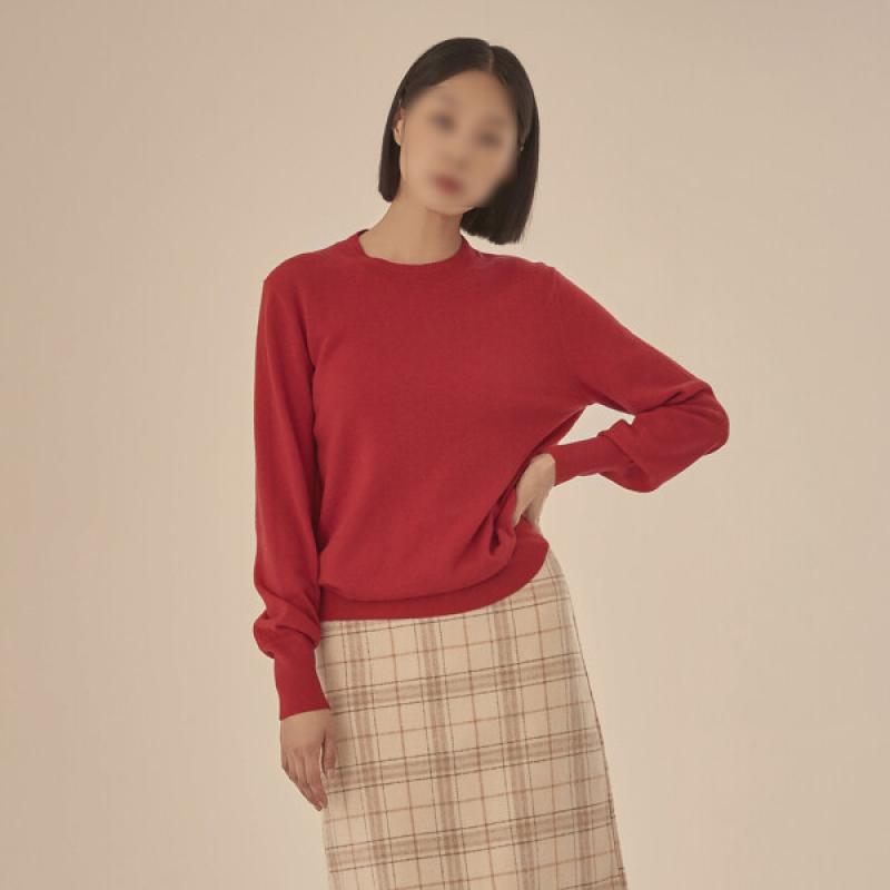 69000원 라씨엔토 메리노 울 100 볼륨 니트