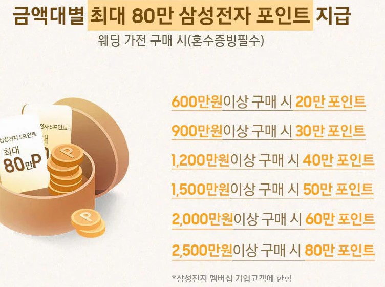 혼수 이사 대표브랜드 혜택