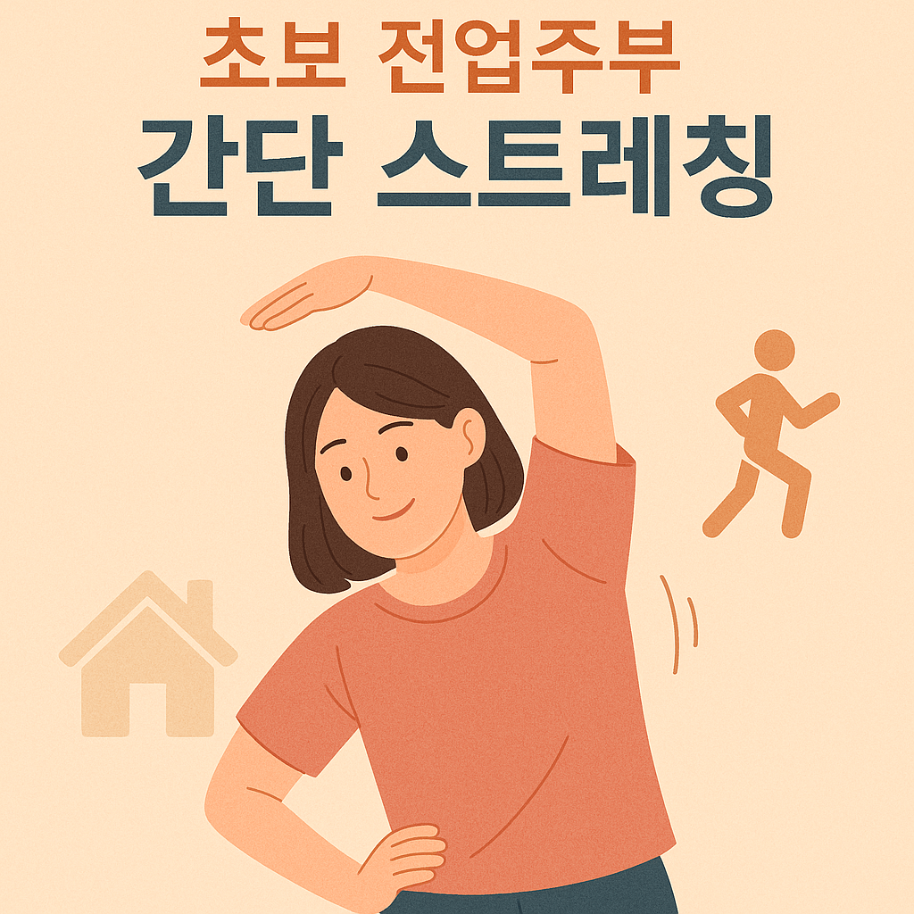 초보 전업주부 간단 스트레칭